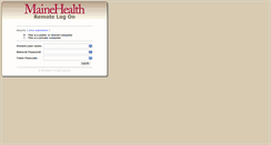 Desktop Screenshot of cir.mainehealth.org